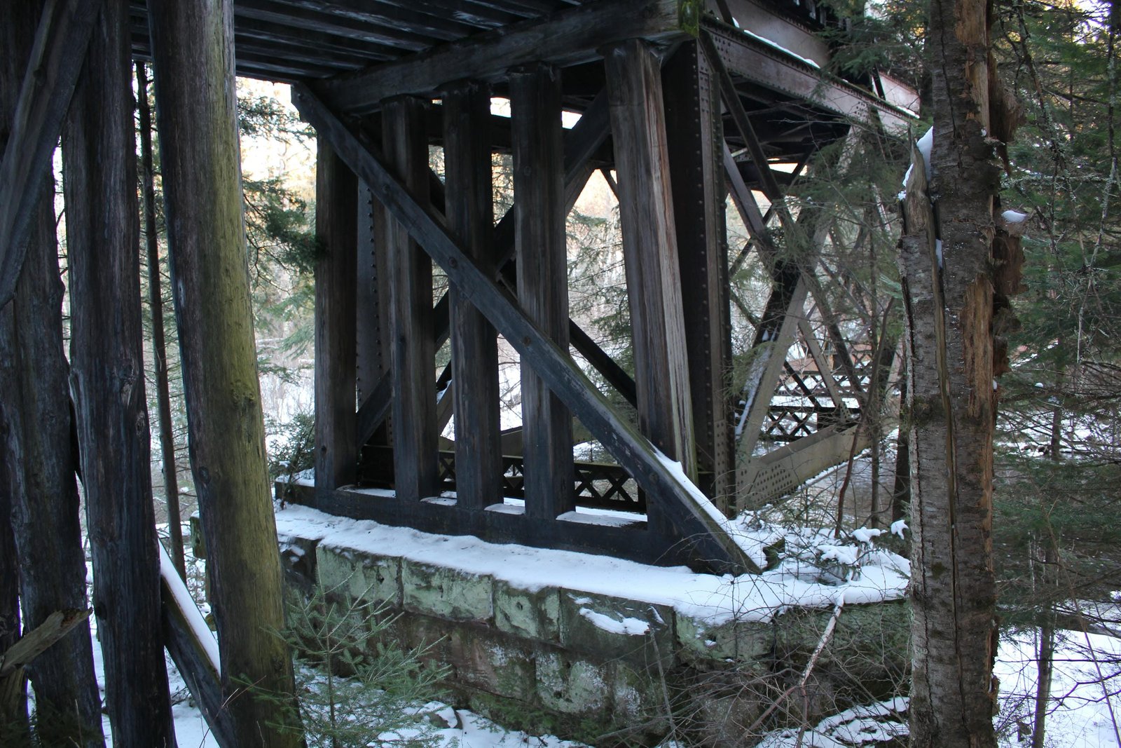 South pier and transition bent